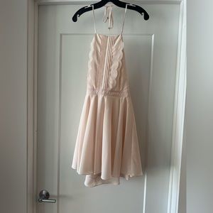 Blush midi dress